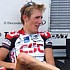 Andy Schleck sieht m�de aus nach der schweren 7. Etappe der Tour de l'Avenir 2005